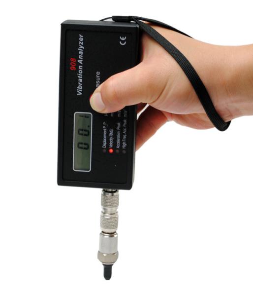 Hand-Held Vibration Meter, Gear Damage Tester, Bearing faults Measurement VM908