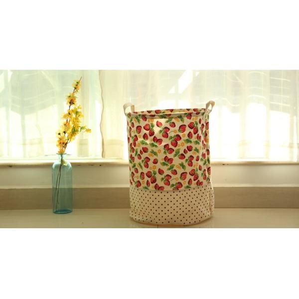 Promotional Waterproof Laundry Basket Foldable Canvas Dirty Clothes Storage Basket