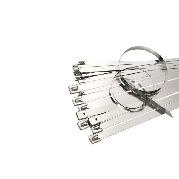 304 316 Stainless Steel Zip Ties PVC Coated Eco Friendly For Bunding Wires