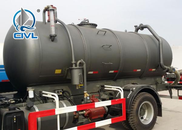Sinotruk Howo7 Transporting Sewage Tank Cleaning Truck / Septic Pumping Truck 17CBM LHD 336HP