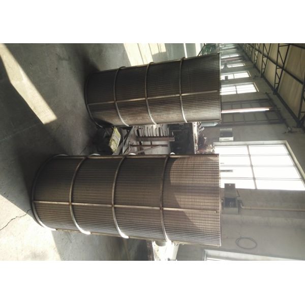 Strong Body Rotary Screen Drum For Chemical / Petroleum Industry 800mm Length