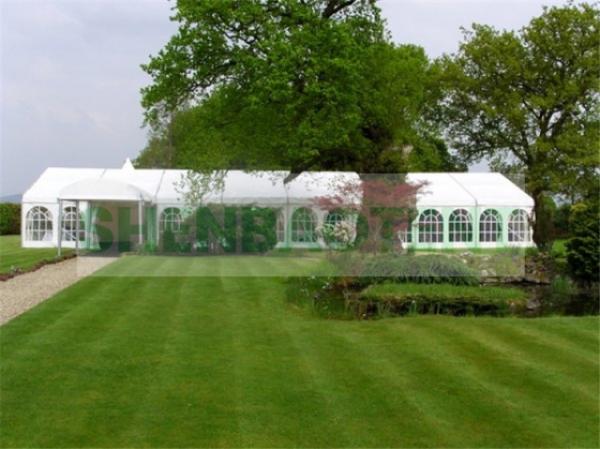 20x40 Exterior Big Party Marquee Tent Custom Space For Weddings High Reinforce Aluminum