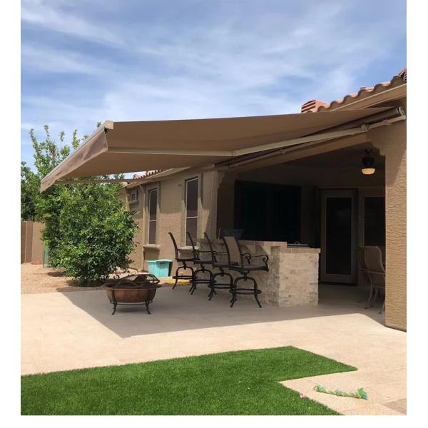 Restaurant Shop Electric Waterproof Retractable Awning Full Box