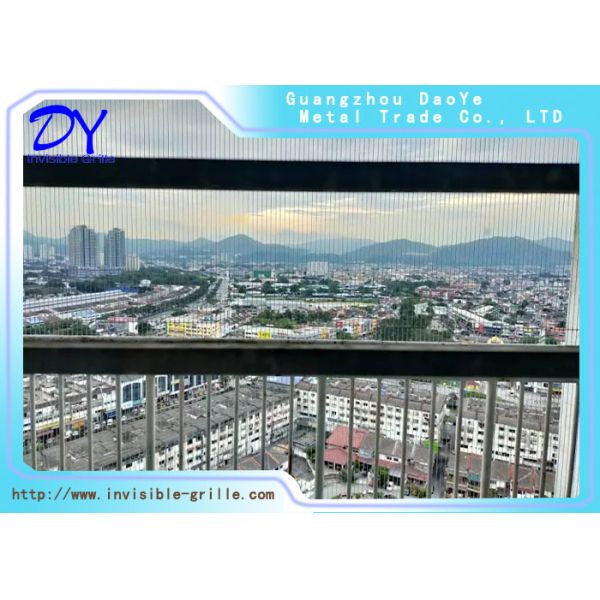 Black Aluminum Side Cover Invisible Safety Grille Safety Barrier Combining Aluminum Durability and Invisible Design for Enhanced Security