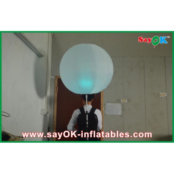 0.8m Diameter Outdoor Inflatable Backpack Advertising Balloon Oxford Cloth