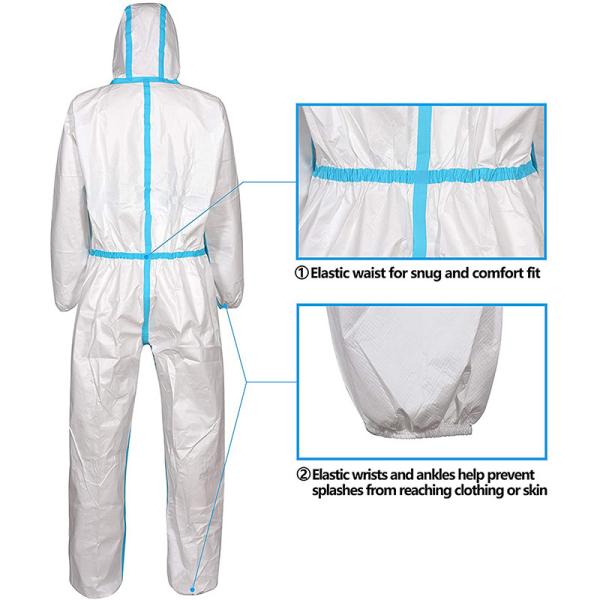 Roupa médica descartável do terno protetor do anti vírus do PPE COVID-19