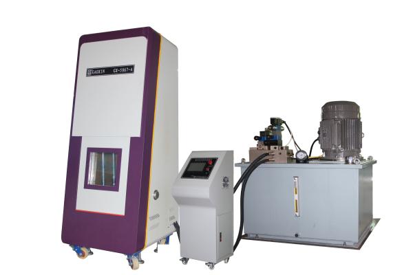 UL 2054 PLC Touch Screen Nail Penetration Puncture Testing Machine For Battery Packs System