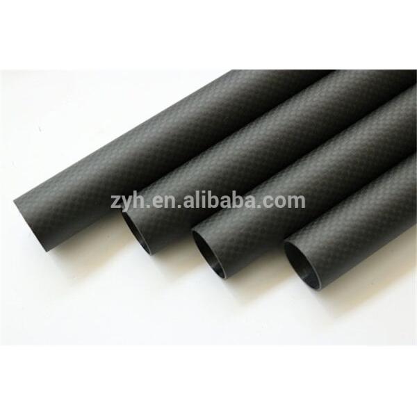 ZYH woven carbon fiber telescopic tube ,25mm carbon fiber tube 50mm 100mm