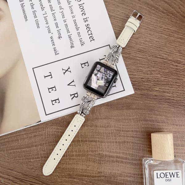 38 mm largeur de bande de cuir ceinture de montre ceinture pour iWatch design de luxe