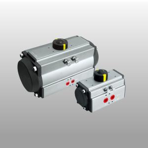 Single Acting Spring Return Pneumatic Actuator Silver Color Portable Pneumatic
