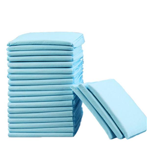 Subpedaço descartável de absorção pesada personalizado em cor azul para tamanhos S M L XL 60 * 60