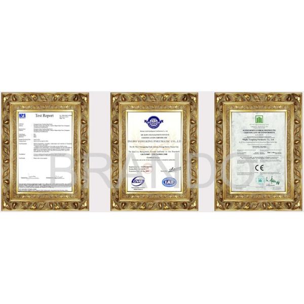 OEM 90 Degree Pneumatic Hose Fittings Silver Color CE ISO Certification