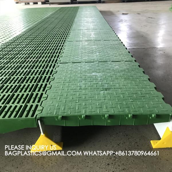 600*600mm Plastic Slats Blind Floor For Pig Farrowing Crate Equipment automatic pig injection