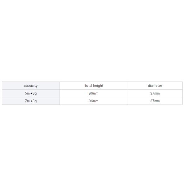5ml+3g 7ml+3g Powder Dissolution Bottle PETG Dissolver Bottle Packing（MC-902）