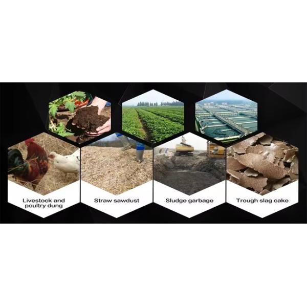 Compost Turner Organic Fertilizer Animal Manure Food Waste Mixer Compost Making Machines