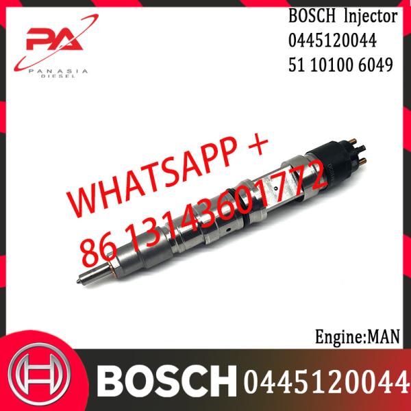 Injecteur commun diesel original 0445120044 de rail de BOSCH 0445120026 0445120030 51101006049 51101006047 pour le moteur de l'HOMME
