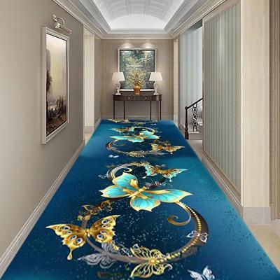 3D Printed Commercial Floor Mat Carpet Runner For Hallway 60cm 80cm 100cm width