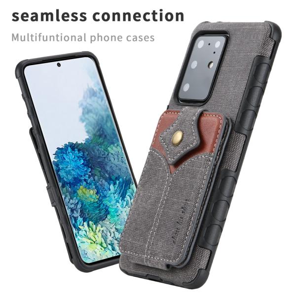 Случай телефона роскошных неподдельных случаев Samsung защитных многофункциональный кожаный