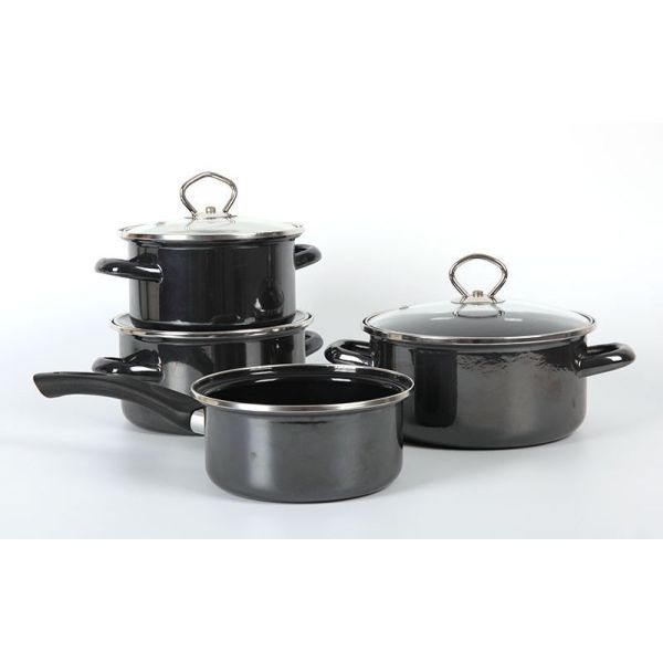 Daily Kitchen Enamel Cooking Pot Food Warm Soup Casserole Stewpot Customized Logo
