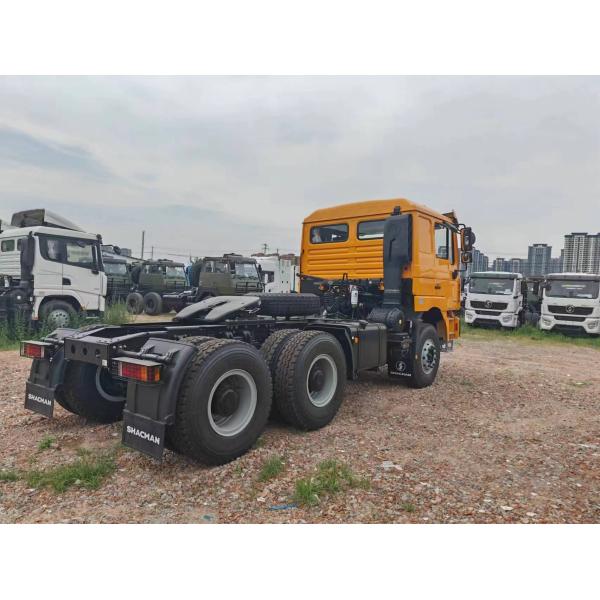 Left Hand Driving 10 Tires Shacman Tractor Truck With 400L Aluminum Tanker