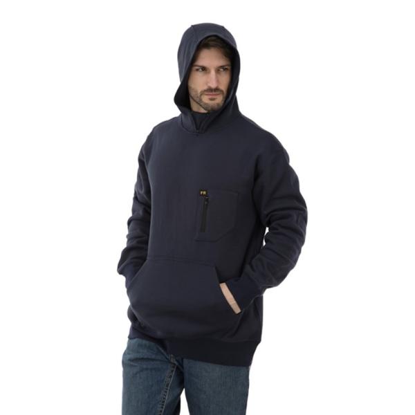 Jersey del paño grueso y suave del algodón 10oz de la sudadera con capucha NFPA2112 del franco de los hombres EN11611