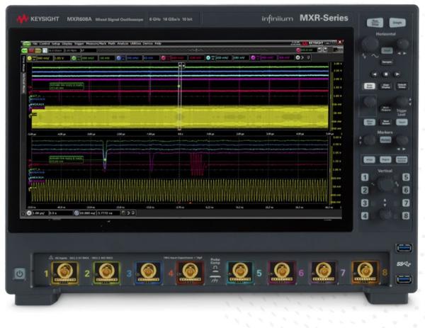 Keysight MXR604A Osciloscópio Infiniium MXR-Series 6 GHz, 4 canais