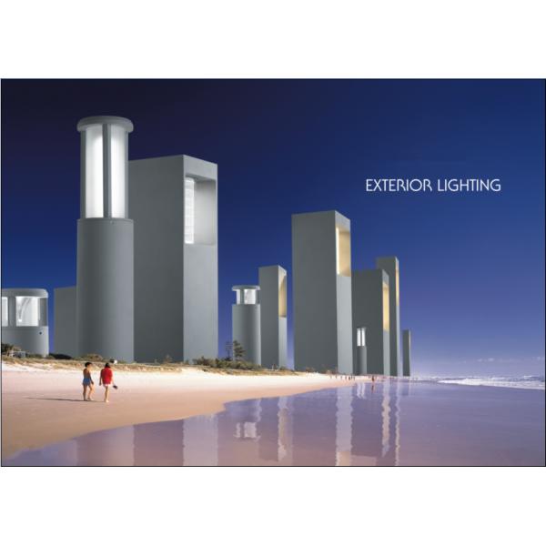 3 * 1W 2700K Outdoor Stand Yard LED Lights IP55 220 - 240V Pure Aluminum For Park