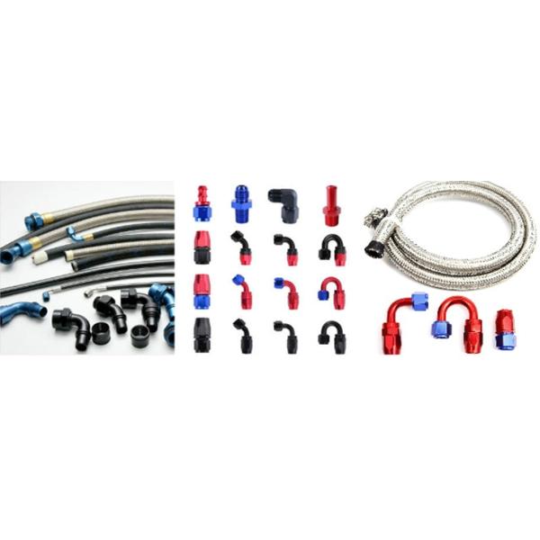 5/16 Inch Flexible Hoses Stainless Steel Braided PTFE Braided Fuel Oil Cooler Hose Lines