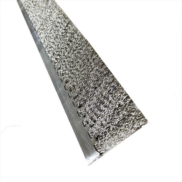 20mm Door Industrial Strip Brush Crimped Steel Wire Metal