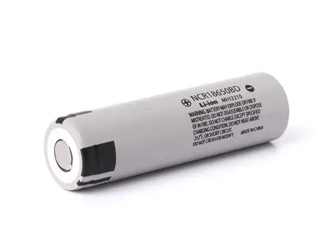 NCR18650BD Cylindrical Lithium Ion Battery 3.6V 3180mAh 2C Grade A Rechargeable