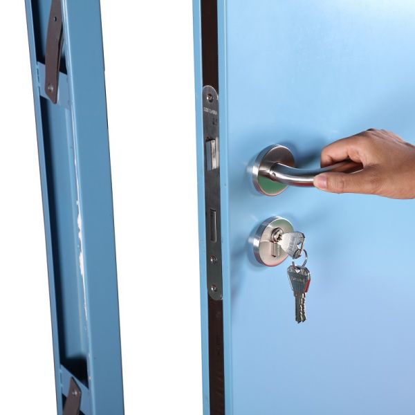 Push Pull Hospital Patient Room Door Purification Glass Stainless Steel Door Customized