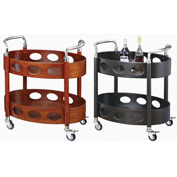 Оборудования гостиничного сервиса круглого финиша Махоганы ликера деревянные для вина и напитка с 4 рицинусами