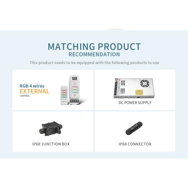 СИД DC24V RGB подводное делает центром внимания 24 кабеля DMX512 VDE ватта