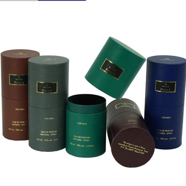 Flexo Paper Tube Tea Packaging , Tea Cylinder Packaging Scratchless