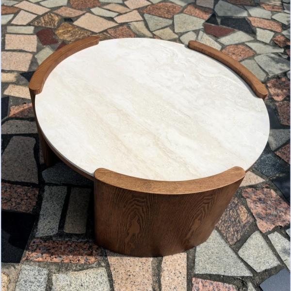 Living Room Solid Wood Modern Coffee Table 1000x1000x450mm