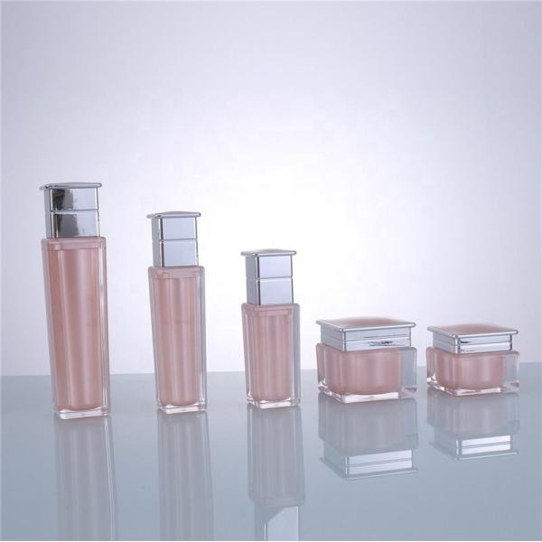 UV Coating 15g 30g 50g Plastic Cosmetic Jars With Lids Recyclable