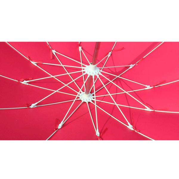 Steel Pole Outdoor Sun Umbrella Parasol Beach Umbrella With Fiberglass Ribs