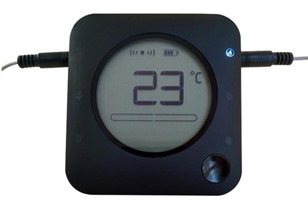 Large Display Bluetooth 5.0 Wireless Bbq Meat Thermometer 6 Channel Probes