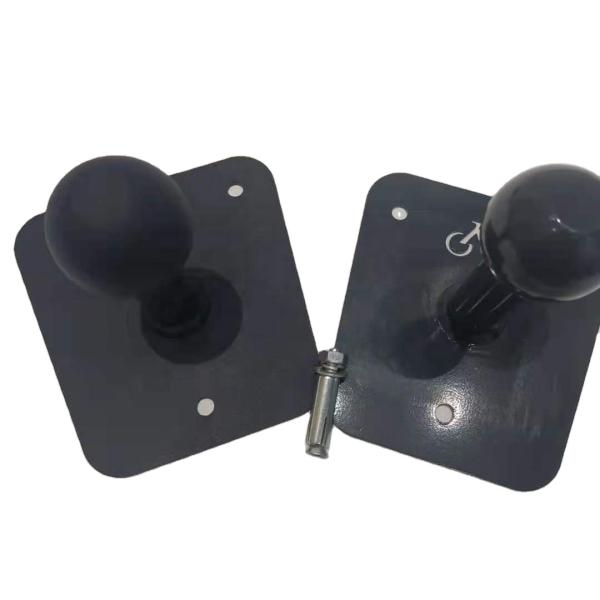 Matte Black Powder Coated Carbon Steel Bike Rack Wall Mount Bracket Ball Head Black