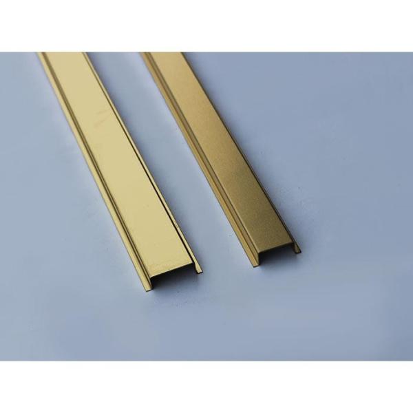 decorative steel C channel price mirror gold finish stainless steel C shaped profile
