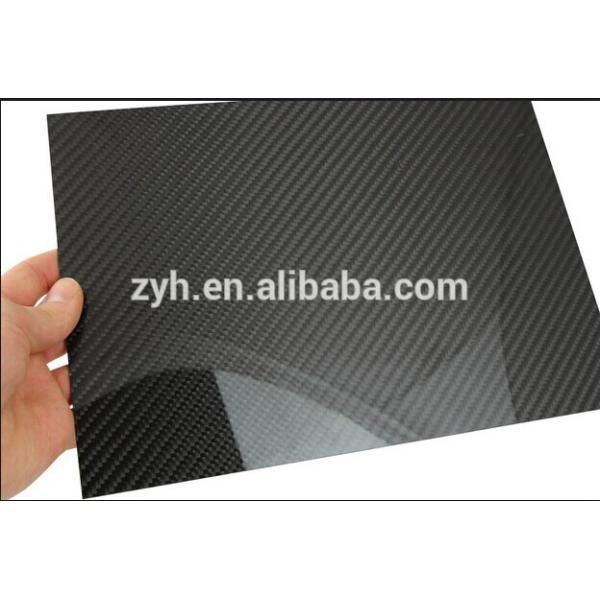 china supplier directly sale glossy twill carbon fiber plate