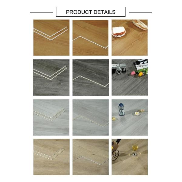SPC 4mm PVC Diseño gráfico Moderno de interior de vinilo de la hoja de suelo