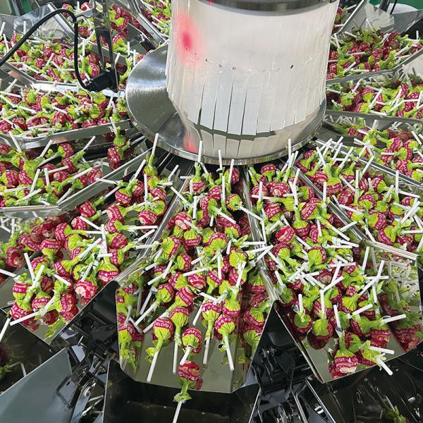 Machine d'emballage fonctionnelle de pots de bonbons pour Doypack