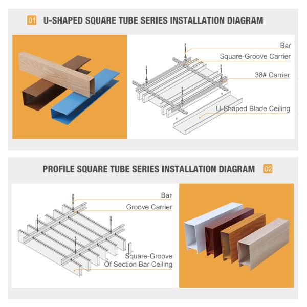 100mm Exterior Aluminium Cladding Panels Brown Wood Grain Aluminum Panels