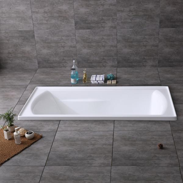 Stylish and Durable Australian Topmount Simple Acrylic Bathtub Drop in Full Payment