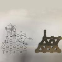 Folha de ligação de bateria de lítio Partes de estampação de metal Folha condutora de corte a laser