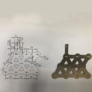 Pièces de pliage en métal enduit de zinc pour différentes formes de tubes