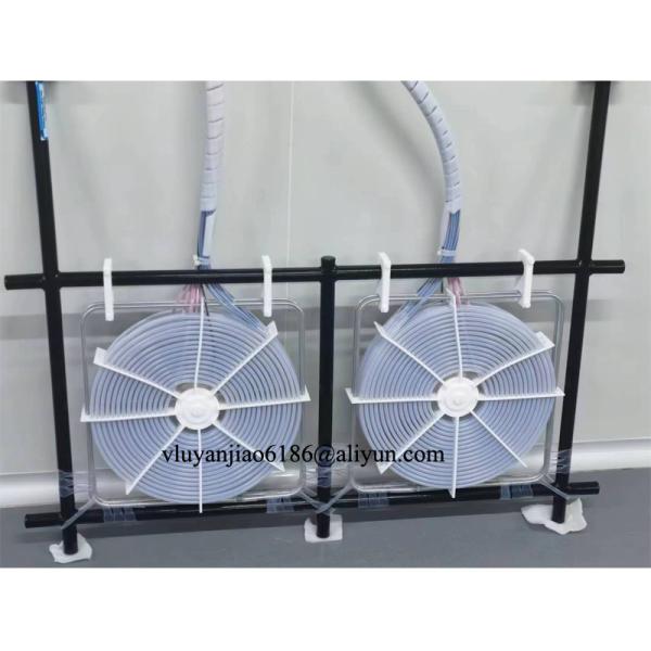 化学用PTFE浸泡ヒーター 400V 24 KW 3相平面組立コイル形