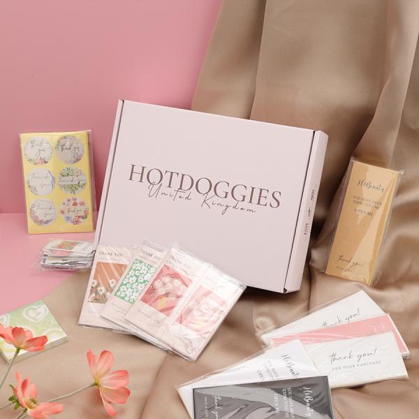 Водонепроницаемая бумага прямоугольник Спасибо наклейки Подарок Декорация Упаковка Печать наклейки