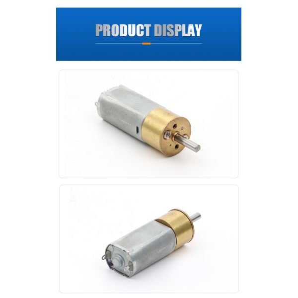 Slow Speed Micro DC Gear Motor16mm Diameter  6V 12V Electric Gearbox Motor